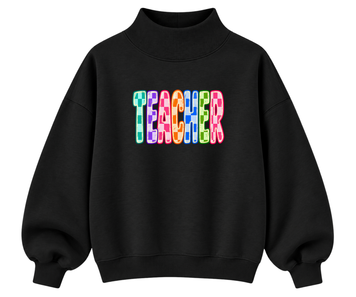Teacher Mock Neck