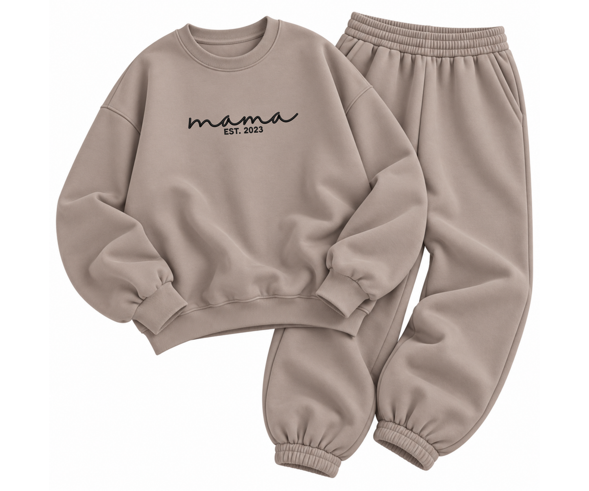 Embroidered Mama Set