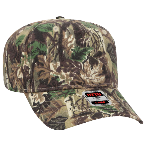 Custom Camo 5 Panel Hat