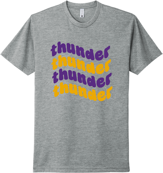 Thunder Purple and Gold Youth Tee
