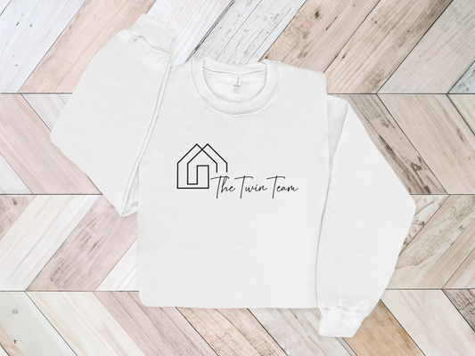 Twin Team Embroidered Crewneck