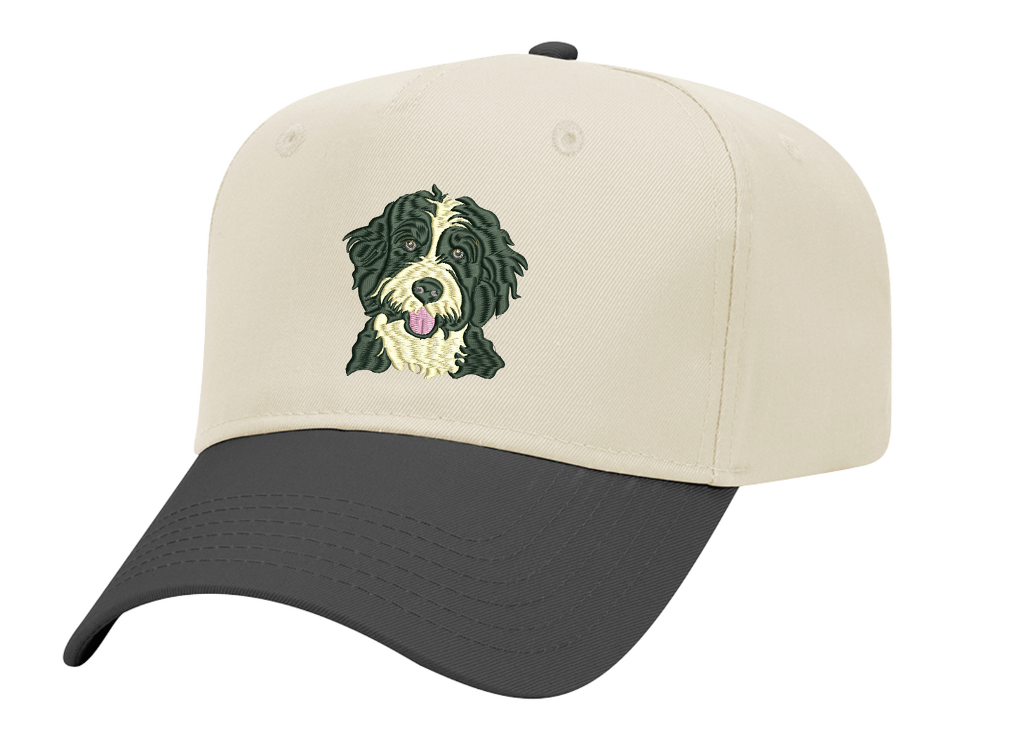 Embroidered Bernedoodle Hat